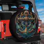 Nautical Sailor Deep Sea Anchor Spare Tire Cover
