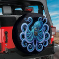 Blue Octopus Spare Tire Cover