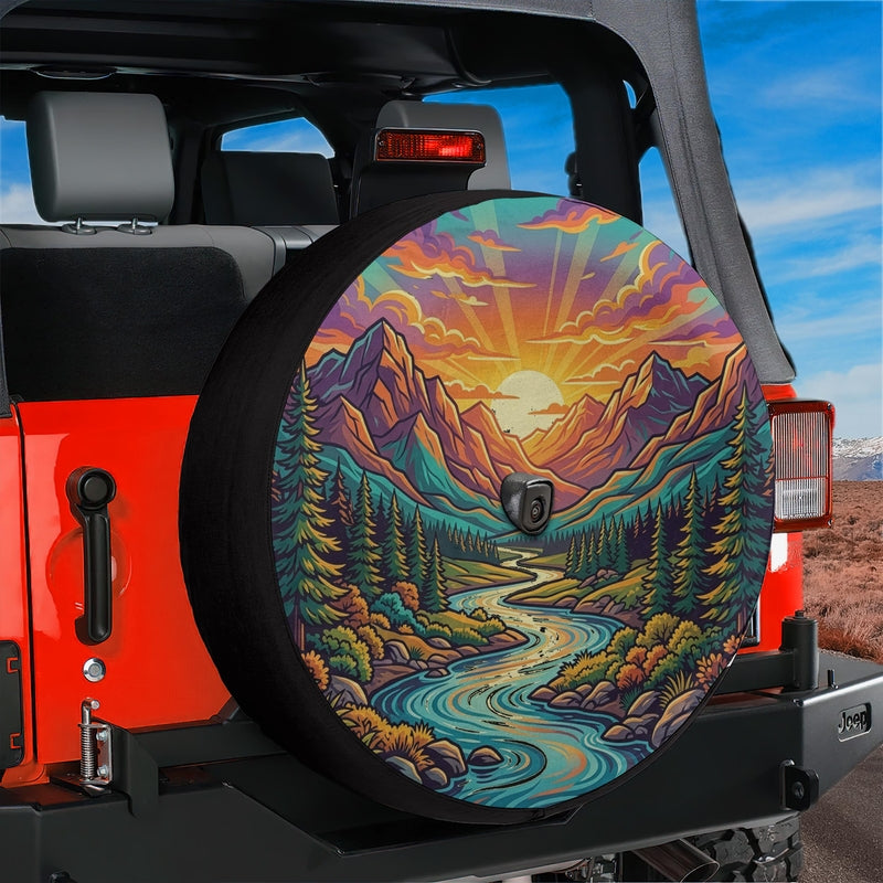 Valley of First Light Spare Tire Cover