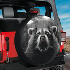 UFO Panicked Racoon Spare Tire Cover