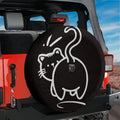 Purrfectly Offensive Kitty Humor Spare Tire Cover