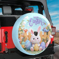 Cute Pastel Easter Bunny Spare Tire Cover