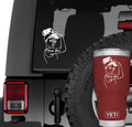 Rosie Riveter Pin Up Jeep Girl Vinyl Decal