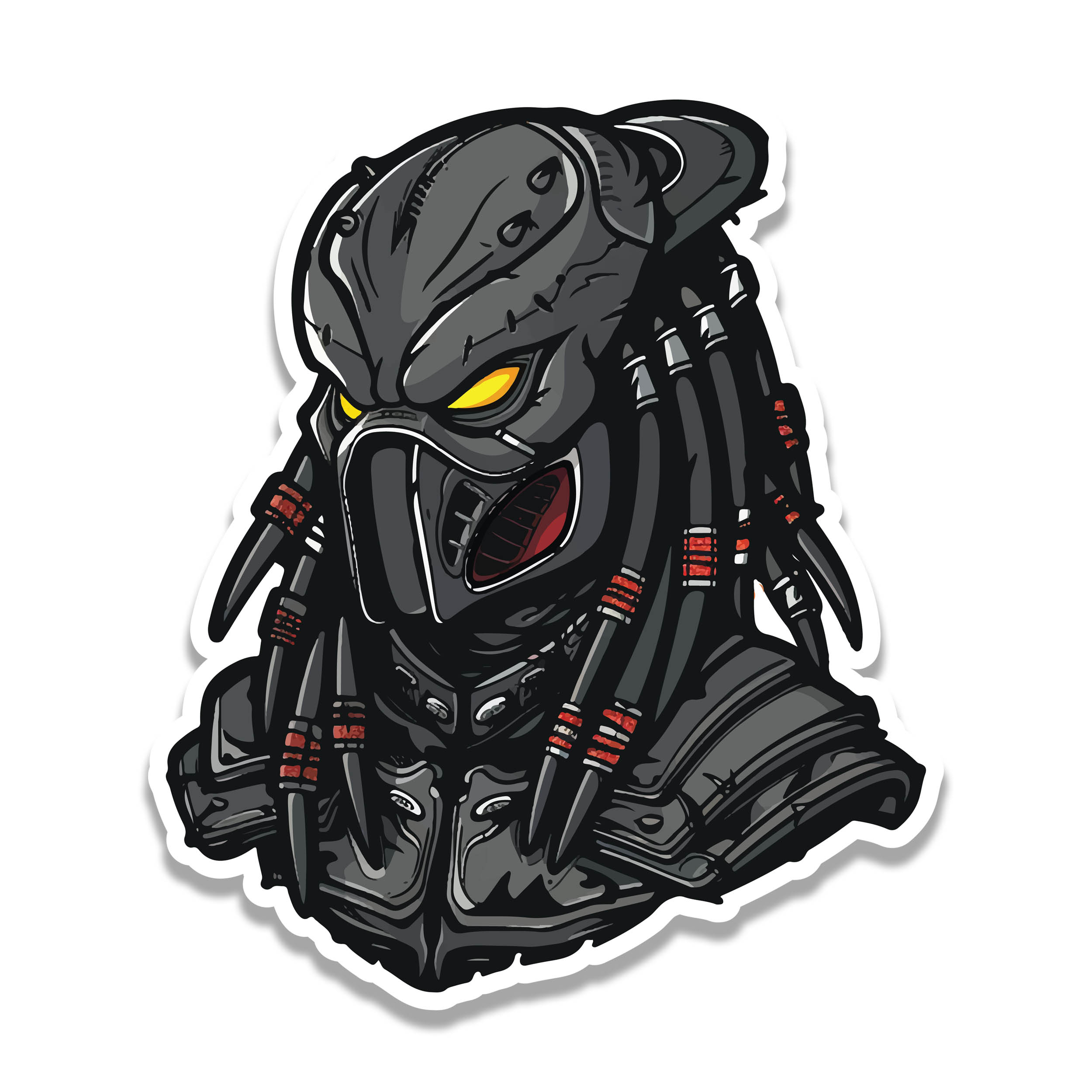  Shadow Hunter Predator Vinyl Sticker