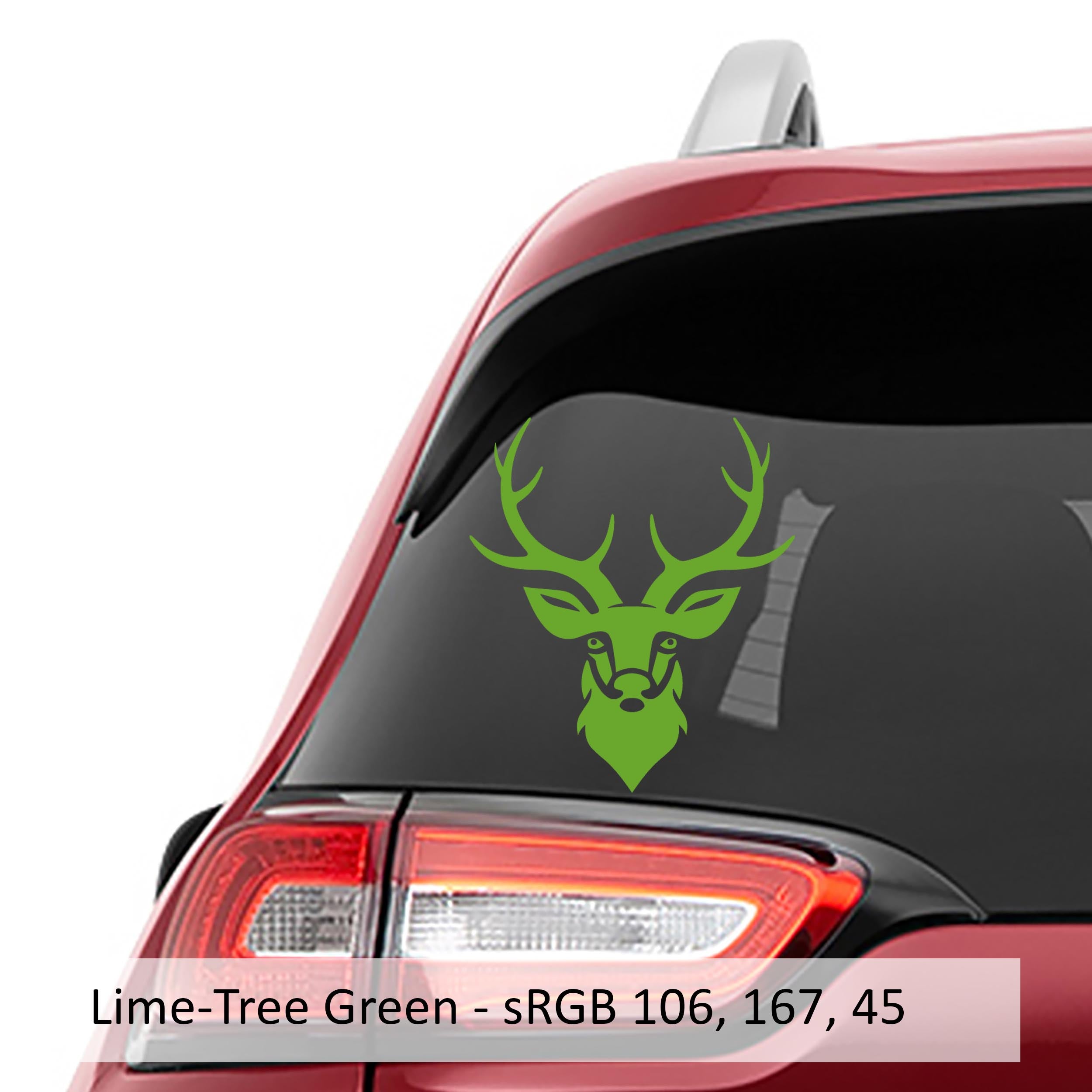Norse Valhalla Eikthyrnir Stag Deer Head Vinyl Decal
