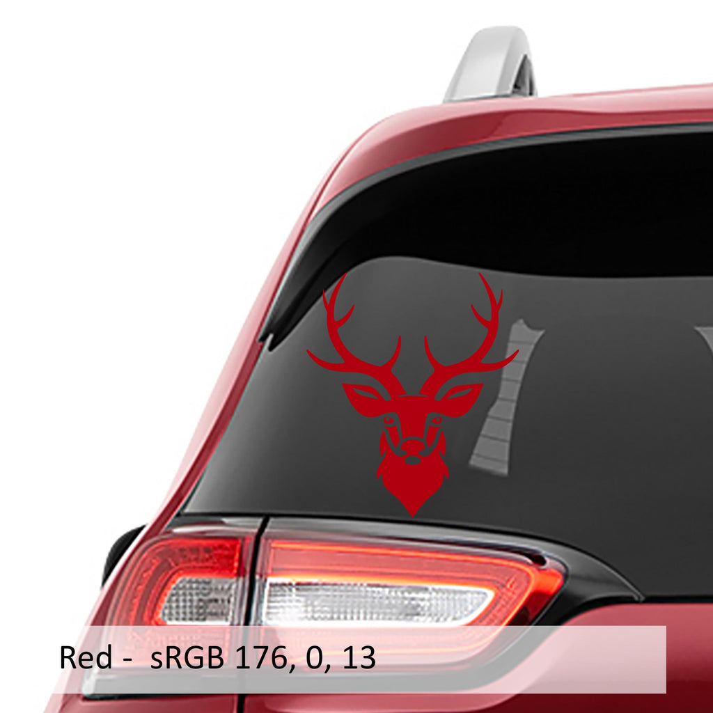 Norse Valhalla Eikthyrnir Stag Deer Head Vinyl Decal