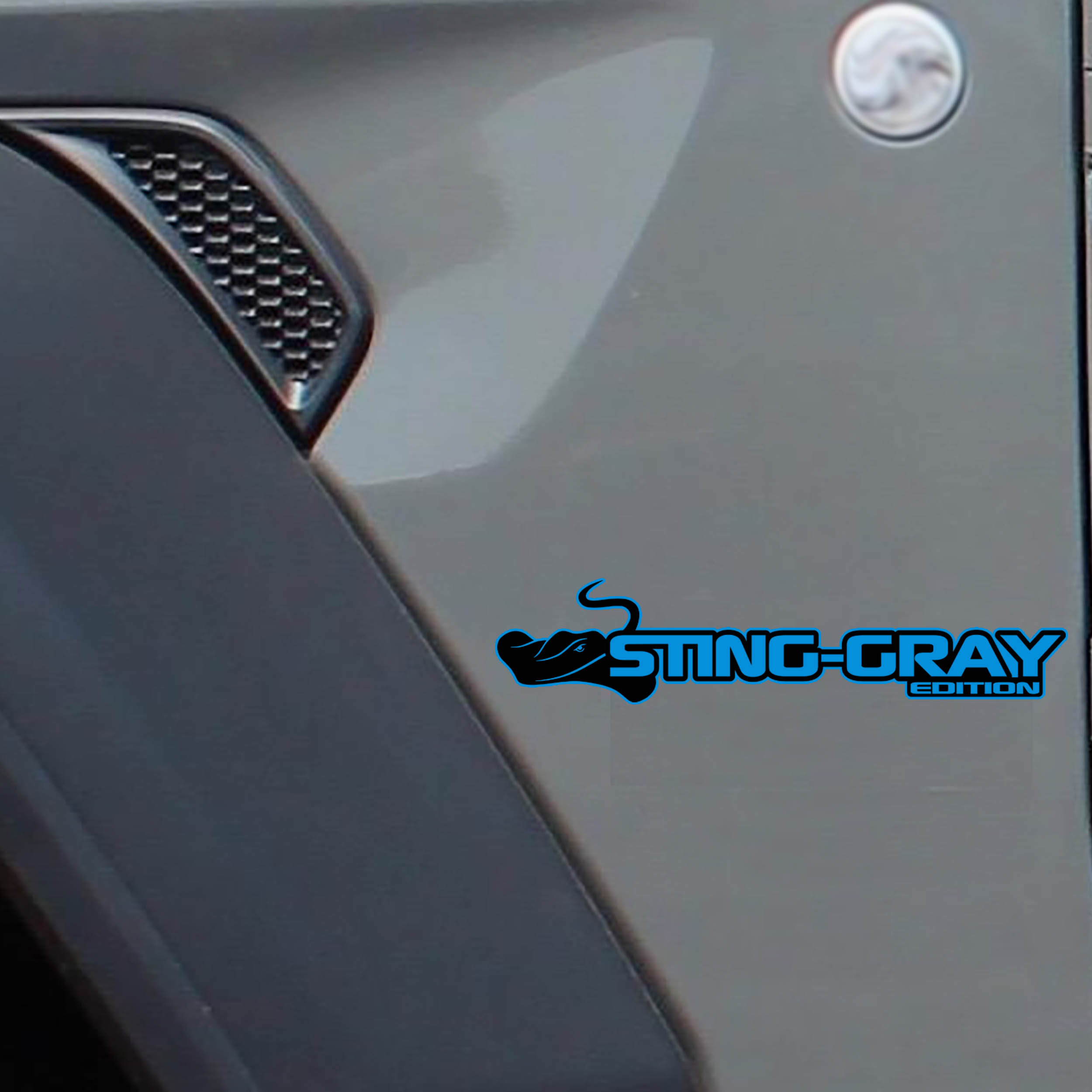 Sting Gray 2-Color Fender Decals | JL/JT | Jeep Decal Store