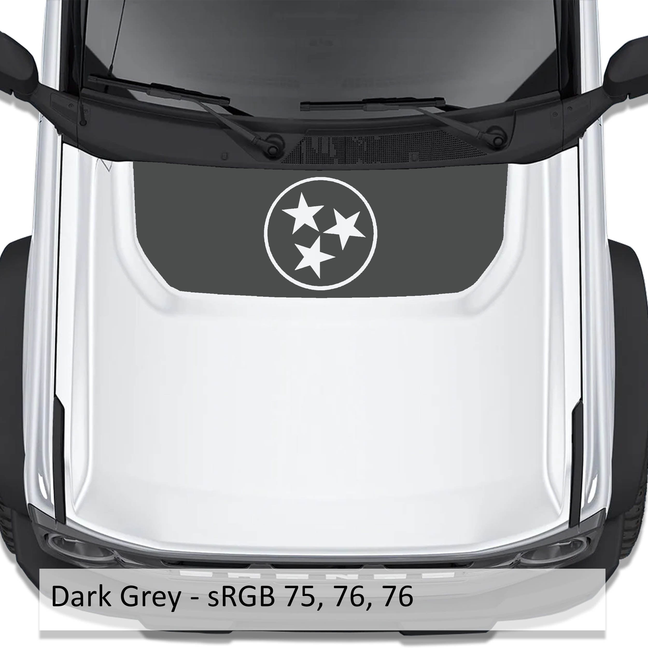 Tennessee Flag Blackout Hood | Bronco 2021+ | JDS