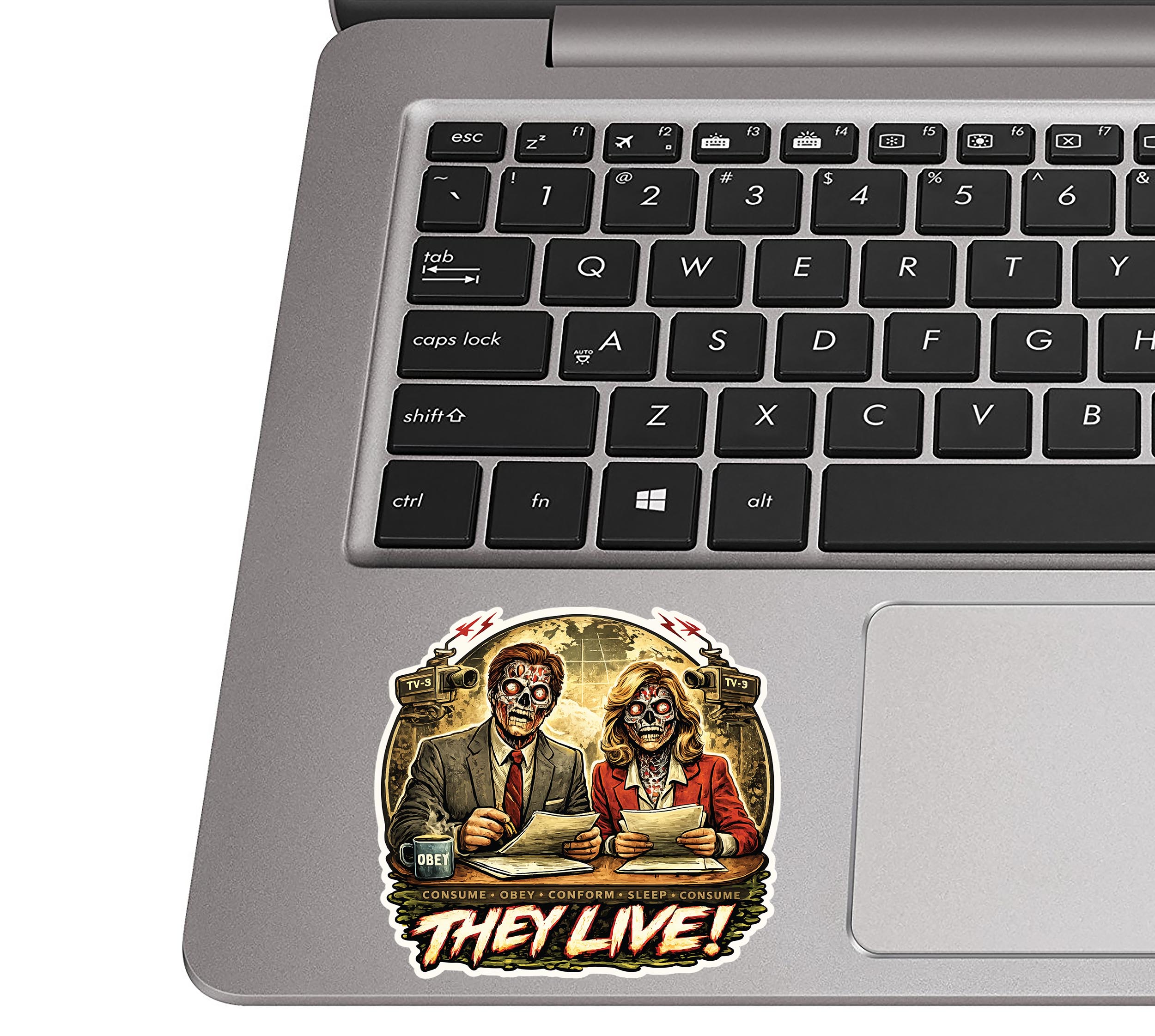 They Live Broadcaster Vinyl Sticker