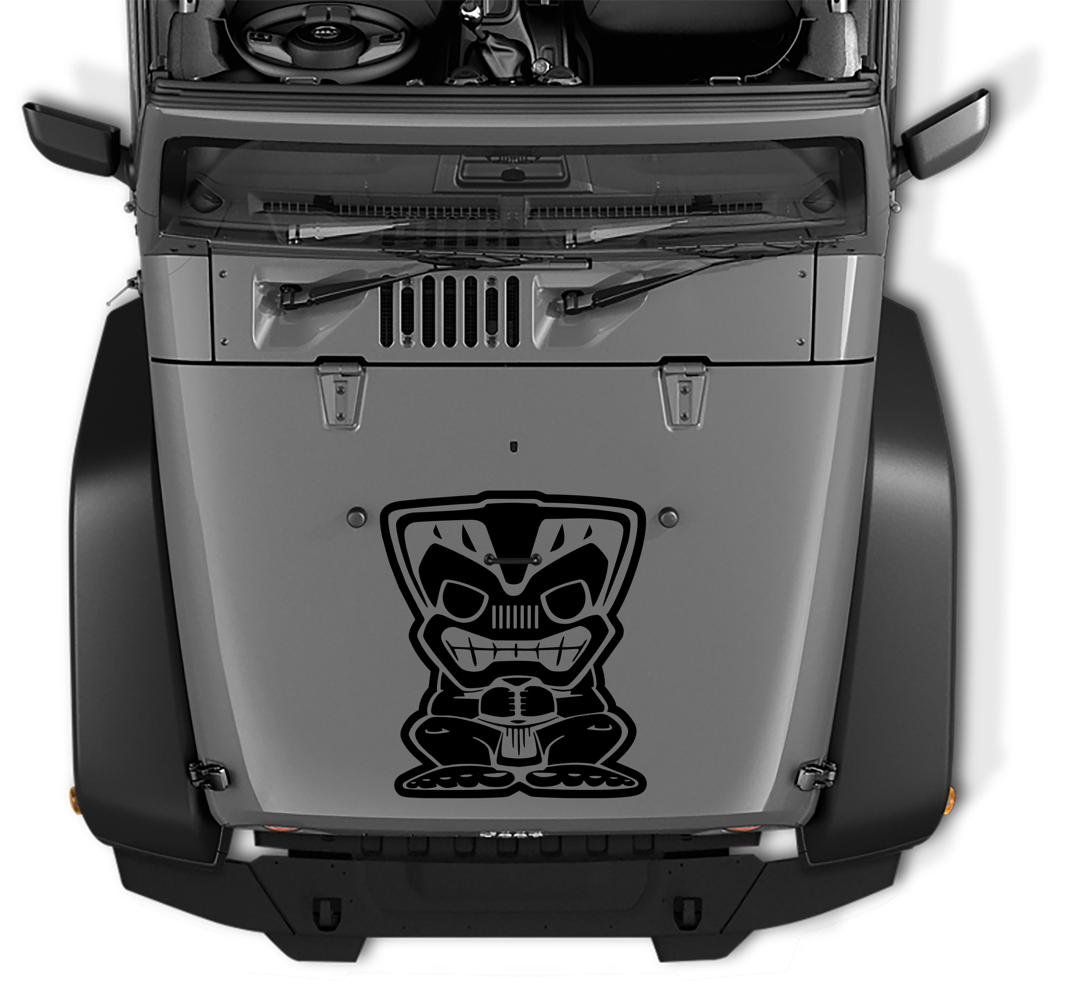 Jeep Wrangler Islander Tiki Bob Vinyl Decal