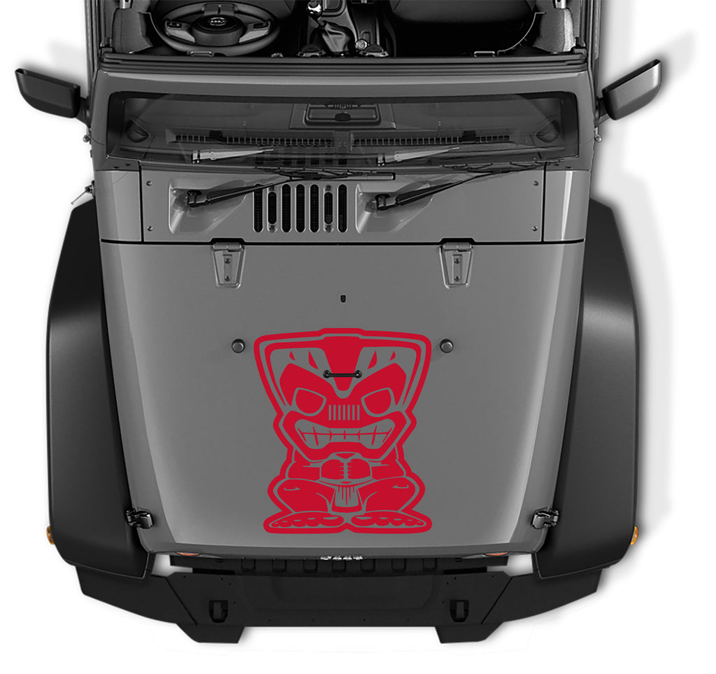 Jeep Wrangler Islander Tiki Bob Vinyl Decal