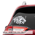 Tribal Lion Head Vinyl Decal Sticker