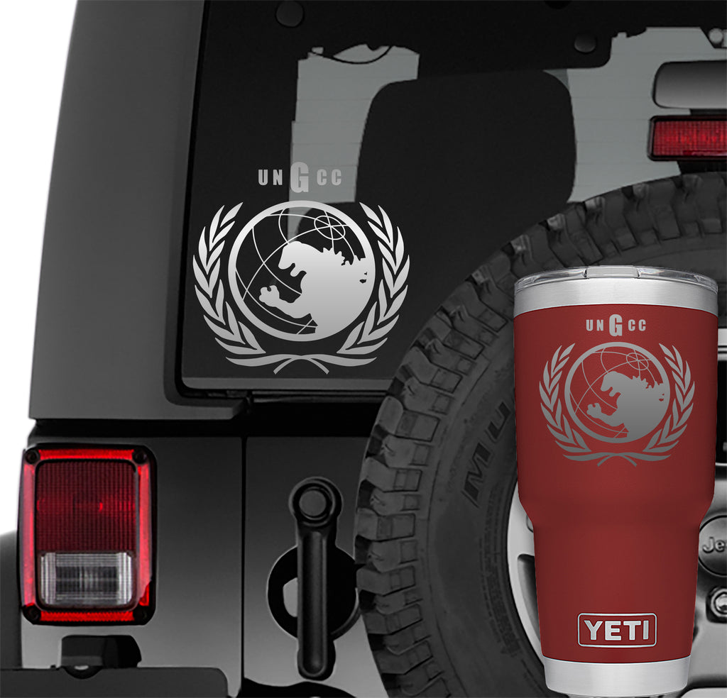 Godzilla UNGCC Vinyl Decal