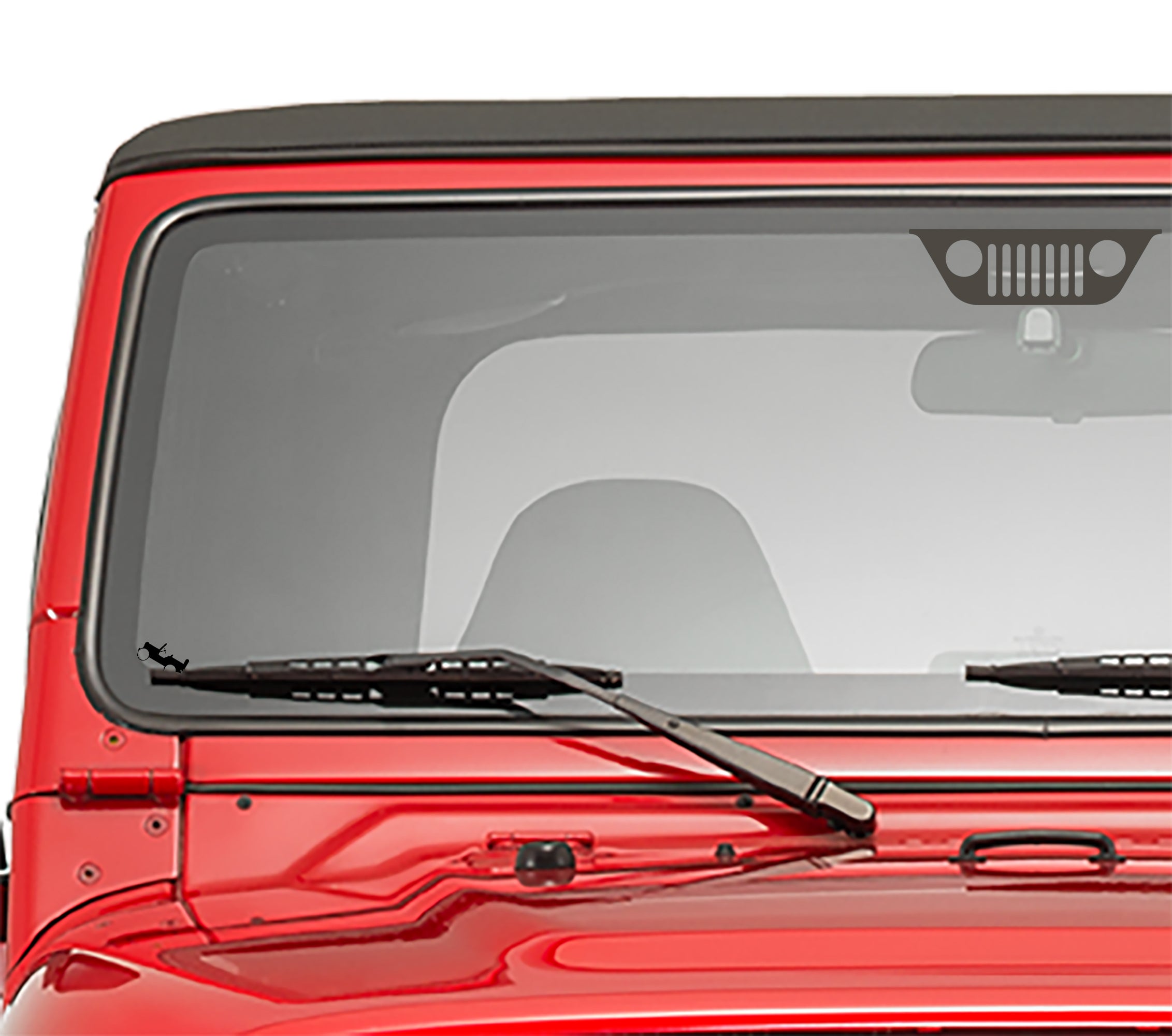 Jeep Windshield Center Grill with Willys Corner