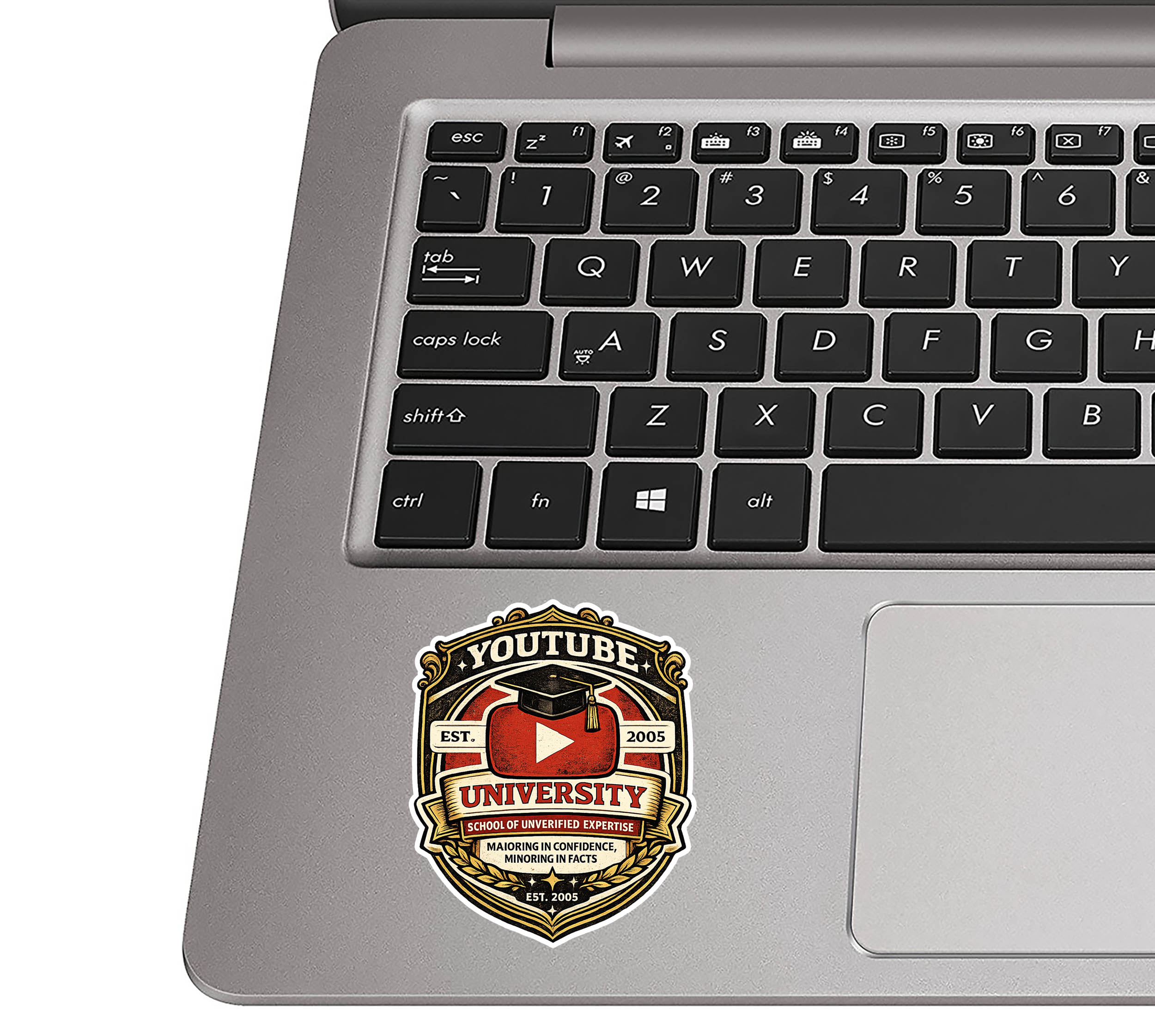 YouTube University Vinyl Sticker